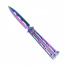 Nůž motýlek SCK Butterfly Spear purple