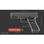 Vzduchová pistole Glock 17 Gen5 Diabolo BlowBack 4,5mm