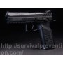 Vzduchová pistole ASG CZ P-09 BlowBack ráže 4,5 mm olověné diabolo i BB ocelové broky