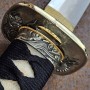 katana Dragon Dream Japanese Sword - T-10 Steel, Real Choji Hamon, Yokote