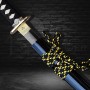 katana Dragon Dream Japanese Sword - T-10 Steel, Real Choji Hamon, Yokote