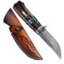nůž lovecký Dellinger Waldmann Full Damascus Nr.12