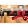 katana TEKEHIKO z oceli AISI 1045 s leštěnou imitací hamonu - II. jakost