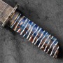 nůž TANTO Dellinger FEZÁ Blue Randy Feather Damascus Nr.14