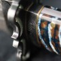 nůž TANTO Dellinger FEZÁ Braun Randy Feather Damascus Nr.2