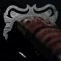 nůž TANTO Dellinger FEZÁ Braun Randy Feather Damascus Nr.13