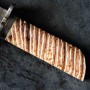 nůž TANTO Dellinger FEZÁ Braun Randy Feather Damascus Nr.17