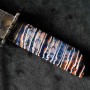 nůž TANTO Dellinger FEZÁ Blue Randy Feather Damascus Nr.15