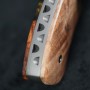 Lovecký zavírací damaškový nůž Dellinger Hunter Resin Wood