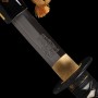 katana Kill Bill Hattori Hanzo Japanese Sword - T-10 Carbon Steel, Real Choji + Suguha Hamon, Yokote