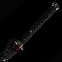 katana Silver Waves Japanese Sword - T-10 Carbon Steel, Real Choji Hamon, Yokote
