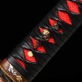 katana Saku Hana T-10 Carbon Steel, Real Choji Hamon, Yokote