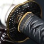 katana Egg Manji T-10 Carbon Steel, Real Choji Hamon, Yokote