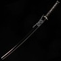katana Manji dragon horimono T-10 Carbon Steel, Real Choji Hamon, Yokote