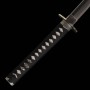 katana Manji dragon horimono T-10 Carbon Steel, Real Choji Hamon, Yokote