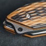 Nůž zavírací s pilkou Dellinger Wilderer D2 - yellow/black G10