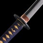 katana Aoi Tsumam T-10 Carbon Steel, Real Chōji Midare Hamon, Yokote