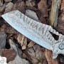 II. jakost - nůž zavírací Dellinger TANTO DACHSER VG-10 Damascus