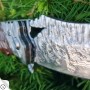 II. jakost - nůž zavírací Dellinger TANTO DACHSER VG-10 Damascus