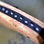 II. jakost - Lovecký zavírací damaškový nůž Dellinger Hunter Poplar Burl