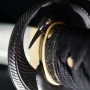 II.jakost - wakizashi AKAEI - 1,66 Shaku, uhlíková ocel AISI 1095, reálný hamon Choji, Yokote