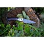II. jakost - nůž zavírací Dellinger MUSHROOM KILLER vg10 Damascus