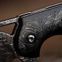 nůž zavírací Dellinger Auslöser VG-10 damascus carbon