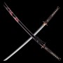 katana Tenshi Ryū T-10 Carbon Steel, Real o Gunome Hamon, Yokote