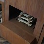 venkovní ohniště Dellinger Smoke&Fire Corten Quadro