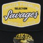 čepice basebal 2776 Schwarz, Netz, Savages