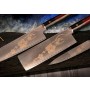 Nůž NAKIRI Dellinger JOSHI Sakura, včetně brusného kamene 1000/6000