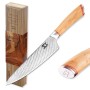 Kuchařský nůž Chef 205 mm SOK Olive Sunshine Damascus
