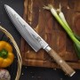 Sada 4 kuchyňských nožů SOK Cocobolo White Damascus + magnetický stojánek