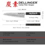 II. jakost - kuchyňský nůž Chef/Gyuto 215 mm Dellinger Carbon Fiber Octagon®