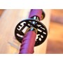 katana Murasakino z překládané oceli AISI 1095 s reálným hamonem