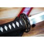 katana AKAI TAKE z překládané oceli AISI 1095 s reálným hamonem
