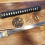 Rotasu Japanese Sword, Yokote T-10 Steel, Choji Hamon