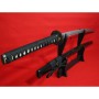 katana HONYAKU z překládané (damaškové) oceli AISI 1045 + AISI 1060