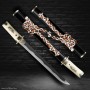 japanese tanto Dragon & Tamahagane Steel & Real Notare Hamon