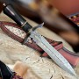 nůž lovecký Dellinger - BAJONETT II VG-10 Damascus