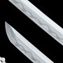 Deiji Japanese Katana - T-10 folded Steel, Yokote - Real Gunome Hamon