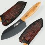 II. jakost - nůž 165 mm BBQ Dellinger D2 Sand Olive