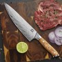 II. jakost - kuchařský nůž SOK Chef Olive Spider Net 205 mm