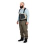 Boundary Zip Stockingfoot Wader Stone/Otter L 42-44
