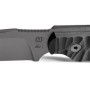 COMMANDEUR ALL PURPOSE KNIFE  G10 TEXTURED BLACK HANDLE / KYDEX SHEATH