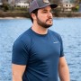 Commercial Boat SS Tech Tee  Blue Abyss XL