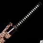 Buke Japanese Katana - T-10 Steel, Yokote - Real Midareba Togari-Gunome Hamon