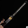 Buke Japanese Katana - T-10 Steel, Yokote - Real Midareba Togari-Gunome Hamon