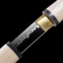 Shirasaya Hirazuki Japanese Sword - T-10 Steel, Real Choji Hamon