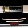 Shirasaya Hirazuki Japanese Sword - T-10 Steel, Real Choji Hamon